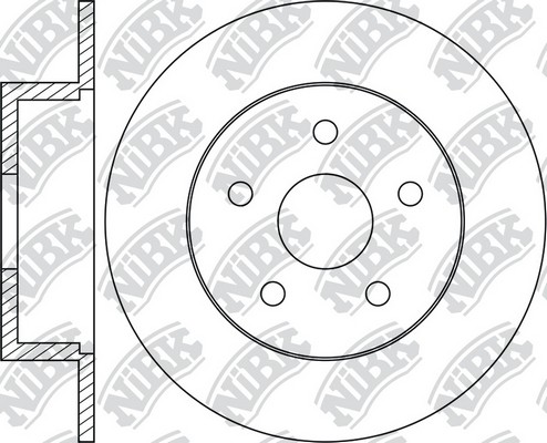 Диск тормозной LEXUS RX 2000-2003 RN1251 RN1251 NIBK