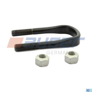 стремянка рессоры !с гайками 82xМ20x1.5x220 HD110-B14 \DAF 82000 AUGER
