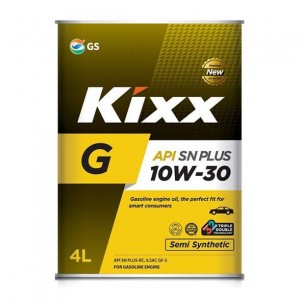 Масло моторное KIXX G PLUS SN/CF 10W40 п/синт.4л L210944TR1 KIXX