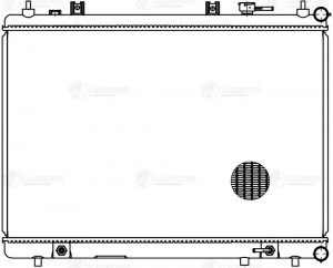 Радиатор охл. для а/м Nissan Pathfinder (12-)/Infiniti QX60 (13-) (LRc 1411) LRC 1411 LUZAR