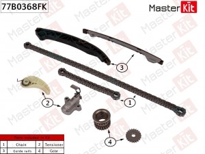 Комплект цепи ГРМ NISSAN/INFINITI KR20DDET 77B0368FK 77B0368FK MASTER KIT