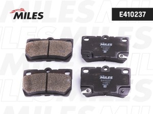 Колодки тормозные задние (без датчика) (Смесь Low-Metallic) LEXUS GS 3.0-4.6 05- E410237 MILES