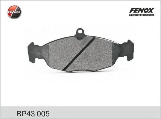 Колодки тормозные дисковые Daewoo Lanos 97- 13, Whell, Nexia 95-97, Cielo 95-97, BP43005 FENOX