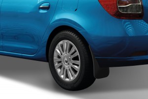 брызговики задние! установка с подкрылками НОВЛАЙН, полиуретан\ Renault Logan 04 NLF4125E10 FROSCH