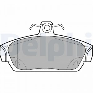 Колодки тормозные LP653 LP653 DELPHI