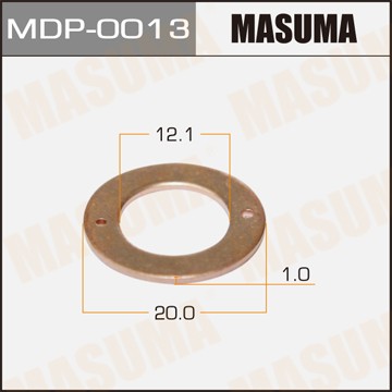 шайба пламягасящая! медь 12х19.9х0.9\ Nissan MDP0013 MASUMA