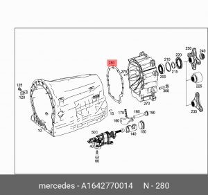 ПЛАСТИНА MERCEDES A1642770014 MERCEDES BENZ