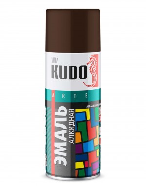 Краска "KUDO" коричневая (520 мл) (аэрозоль) KU-1012 KUDO
