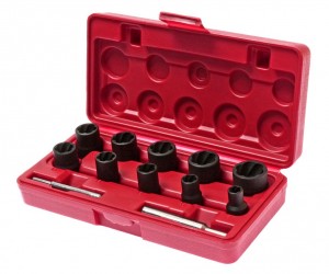 Набор головок для поврежденных болтов и гаек 8-21мм 12 предметов в кейсе JTC JTC-1321 JTC TOOLS