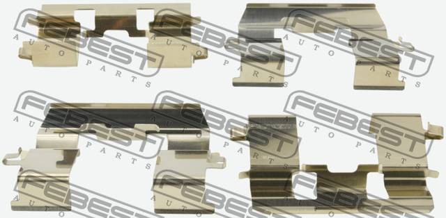 Комплект монтажный для дисковых колодок HONDA ACCORD 4D 2003­2008 0303-ACCF 0303ACCF FEBEST