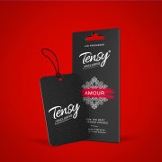 ароматизатор! TENSY (TA-32) подвесной, картон (эксклюзив) 'Amour'\ TA32 TENSY