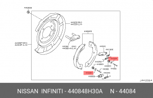 ЧАШКА ПРУЖИНЫ 440848H30A NISSAN