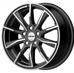 Carwel Лабаз 16.0 / 6.5J PCD 5x114.30 ET 45.00 ЦО 67.10 Литой / Черный с полиров 109482 CARWEL