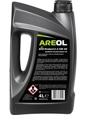 AREOL ECO Protect C-4 5W30 (4L) масло моторное! синт ACEA C4, Renault RN0720, MB 5W30AR124 AREOL