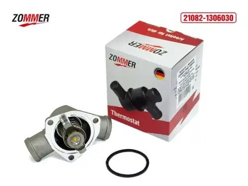 Термостат ВАЗ 2108, 2109, 2110, 2112, 2114, 2115, 2170 (с 2003 г.в) крышка с тер 21082-1306030 ZOMMER
