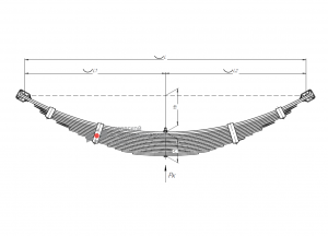 рессора 16 листов! 1258/1258/1120\ УАЗ 450716UZ2912012 OMK AUTO