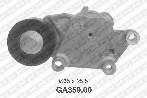 ролик натяжной!\ Peugeot 206/307, Citroen C3 1.4HDi 02> GA359.00 NTN SNR