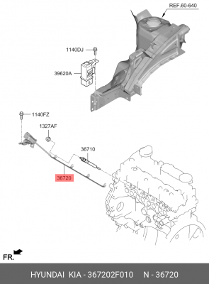 KIA [367202f000] Упорная пластина свечей накаливания 367202F010 367202F010 HYUNDAI KIA