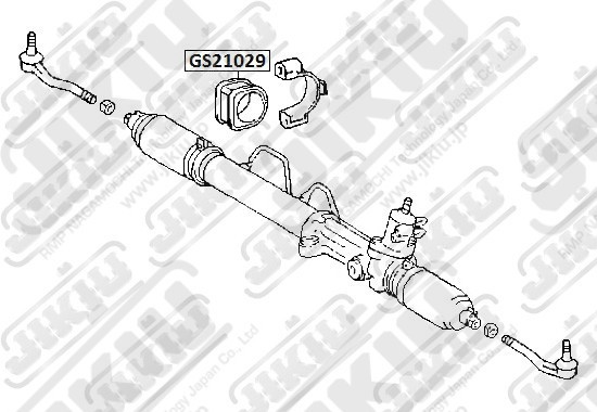 Втулка рулевой рейки  TOYOTA LAND CRUISER 90, HILUX SURF 95-02 GS21029 GS21029 JIKIU