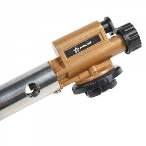 Горелка газовая с пьезоподжигом "AIRLINE" (под цанговый баллон, сопло D20*70 мм, ADGT012 AIRLINE