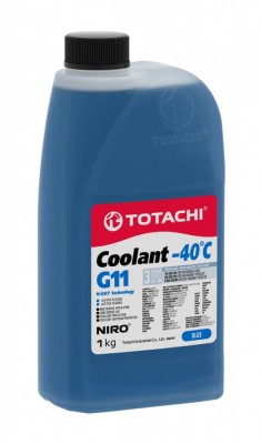 Антифриз TOTACHI NIRO COOLANT BLue -40C G11 1кг 46301 46301 TOTACHI