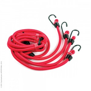 Жгут крепления груза эластичный 0.8м (4шт.) AUTOPROFI BUN08 AUTOPROFI