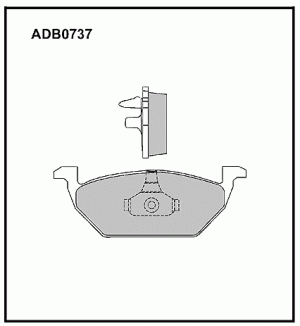 ADB0737 Колодки AN ADB0737 ALLIED NIPPON