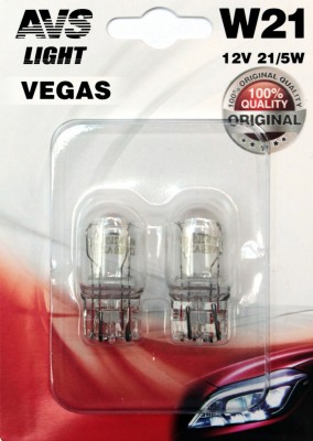 Лампа 12V W21/5W W3x16q блистер (2шт.) AVS A78477S AVS