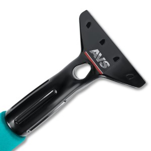 Щетка со скребком телескопическая 64-92см поворотная черно-бирюзовая AVS A80932S AVS