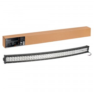 Фара светодиодная (балка) двухрядная изогн., 80LED комбин.свет, 240W, (1065х78х6 ALED058 AIRLINE