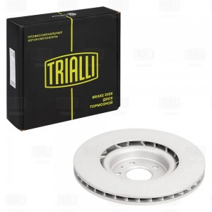 Диск торм. Audi A4 (07-)/A5 (07-)/Q5 (08-) перед. d=345 (окраш.) (DF 084619) DF 084619 TRIALLI