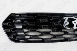 Решетка радиатора Hyundai Creta 1 2020-2021, глянцевая OEM3236 OEMPARTS