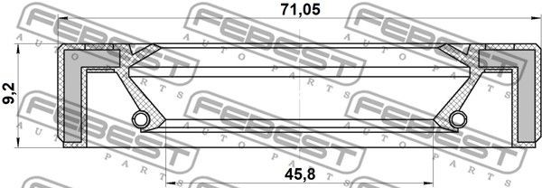 TOYOTA LAND CRUISER (80) (1990-1998) 95GAY-47710909X FEBEST