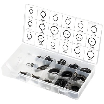 Набор стопорных колец на вал 3.0-32мм 300шт. СИБРТЕХ 47600 SIBRTEC