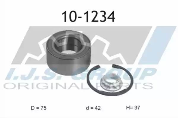 к-кт подшипника ступицы! задней\ BMW E90 1.8-2.5i/D 04> 101234 IJS GROUP