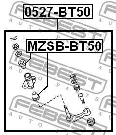 Рычаг маятниковый MAZDA BT-50 2006-2012 0527-BT50 0527-BT50 FEBEST