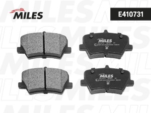 Колодки тормозные задние (Смесь Low-Metallic) GEELY MONJARO/TUGELLA/ VOLVO XC40  E410731 MILES