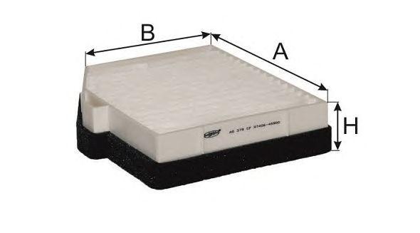 Фильтр салона AG379CF AG 379 CF GOODWILL