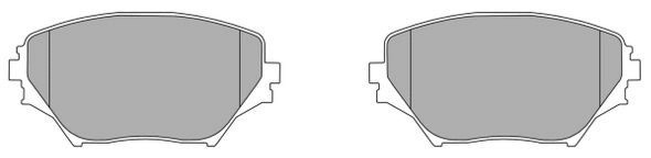 колодки дисковые передние!\ Toyota RAV4 1.8/2.0 WTi/2.0D4-D 00> FBP1259 FREMAX