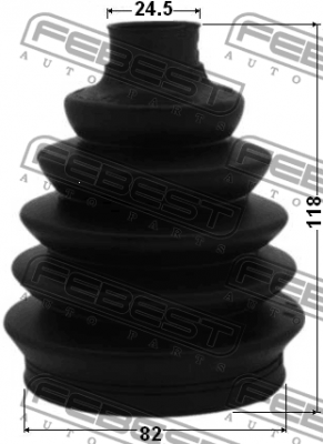 Пыльник ШРУСа внешний BMW E90, E60 0117-SXV20 0117-SXV20 FEBEST