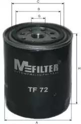 фильтр масляный!\ Lancia Prisma 1.9D, Toyota Celica 2.0i 82-92 TF 72 MFILTER AUTOMOTIVE FILTERS