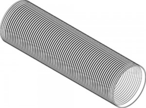 Гофра D 140,0 L=460 mm E-line = 64252; ID 140,0 mm L=460 mm (цинк); Magnum 6JE000 DINEX