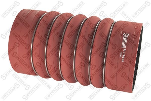 патрубок интеркулера!(рм) красн. D=115mm L=210mm 6 колец \Omn MB 81-11245-SX STELLOX