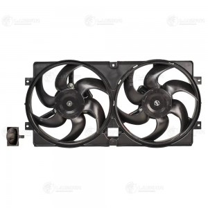 Э/вентилятор охл. для а/м Лада 2123 Chevrolet Niva (2 вент.) (с кожухом, без рез LFK 0124 LUZAR