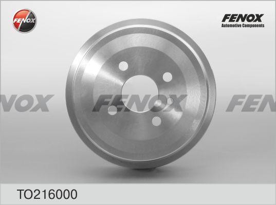 Барабан тормозной задний TO216000 FENOX