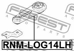 Опора двигателя RNM-LOG14LH RNM-LOG14LH FEBEST