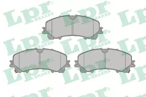 Колодки тормозные дисковые 05P2012 05P2012 LPR