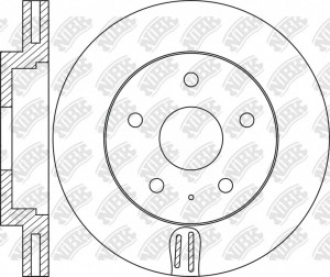 Диск тормозной MAZDA CX-5 (11-) передний (1шт.) NIBK RN2073 NIBK