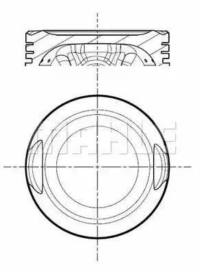 кольца поршневые! D71x1x1.2x2 STD\ Kia Rio 1.2 CVVT G4LA 14> 681 RS 00104 0N0 MAHLE KNECHT