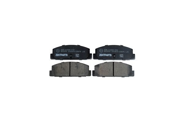 колодки дисковые задние Z07276 ZENTPARTS